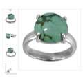 Tibetan Turquoise 925 Sterling Silver Ring Jewelry